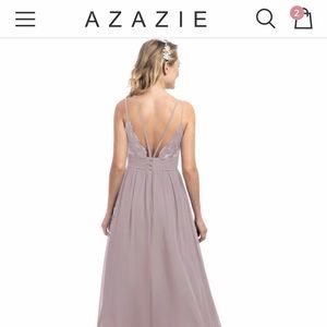 Azazie Blake Dusk Size 4